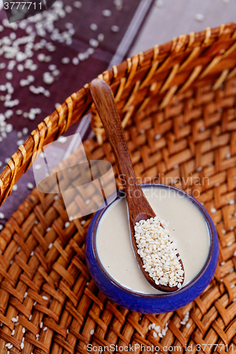 Image of homemade tahini