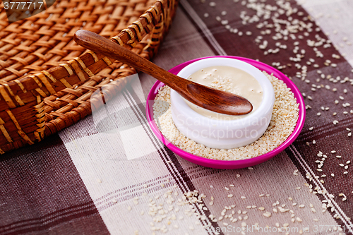 Image of homemade tahini