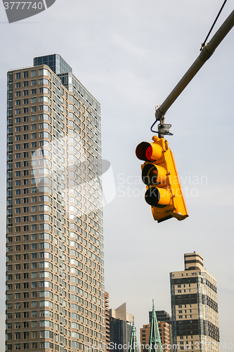 Image of Traffic lights in Manhattan
