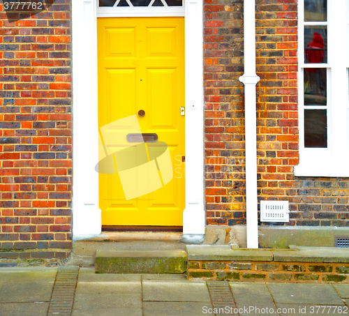 Image of notting   hill  area  in london england old suburban and antique