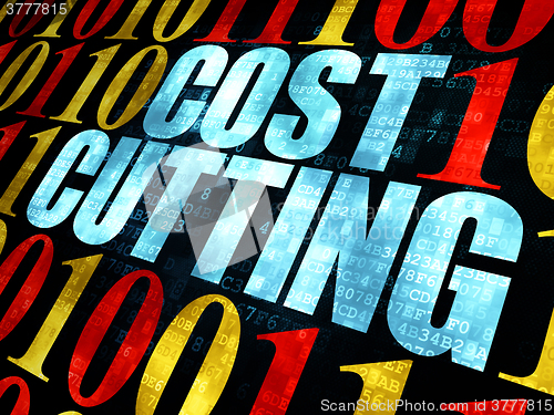 Image of Business concept: Cost Cutting on Digital background