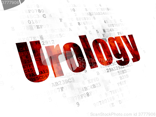 Image of Health concept: Urology on Digital background
