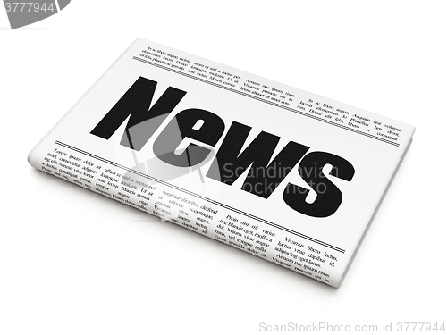 Image of News concept: newspaper headline News