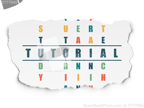 Image of Studying concept: Tutorial in Crossword Puzzle