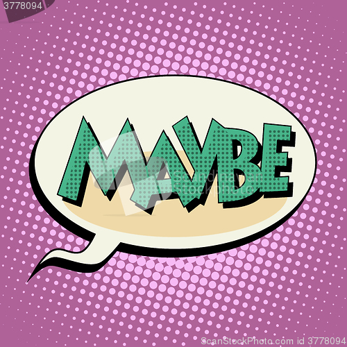 Image of maybe retro comic bubble book style text