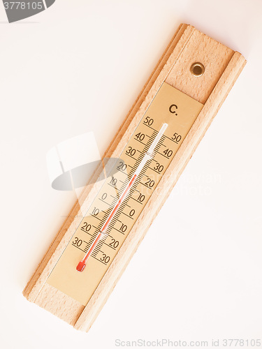 Image of  Thermometer for air temperature vintage