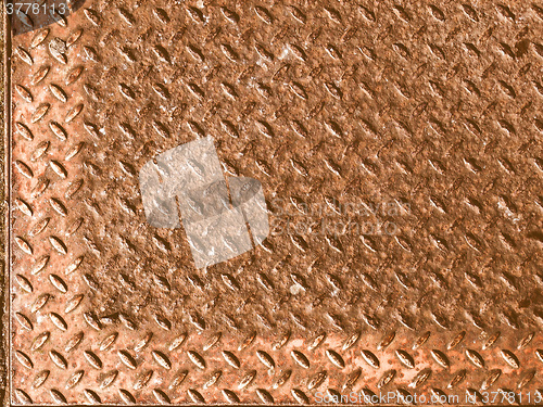Image of Retro looking Diamond steel