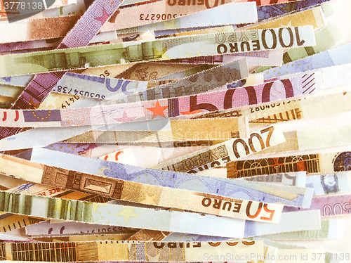 Image of  Euro note vintage