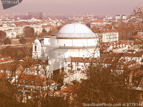 Image of Gran Madre church, Turin vintage