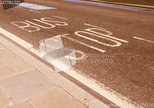 Image of  Bus stop vintage