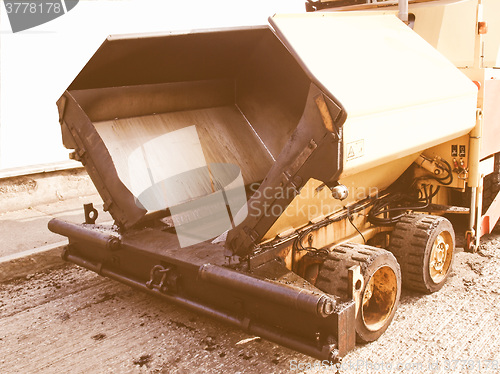 Image of  Asphalt machine vintage