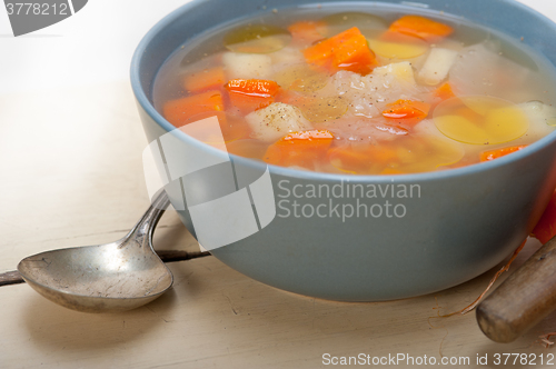Image of Traditional Italian minestrone soup 