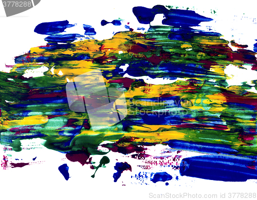 Image of Multicolored abstract streaks of paint