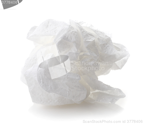 Image of white paper napkin