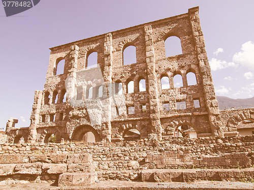 Image of Roman Theatre Aosta vintage