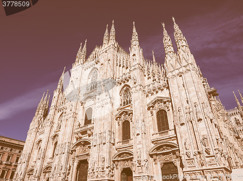 Image of Milan Cathedral vintage