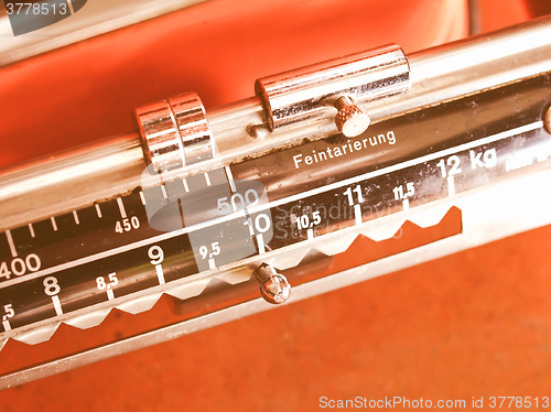 Image of  Weighing scale vintage