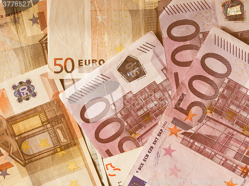 Image of  Euro note vintage