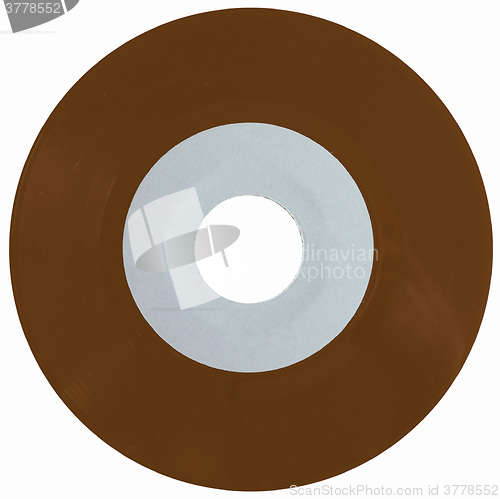 Image of  Vinyl record isolated vintage