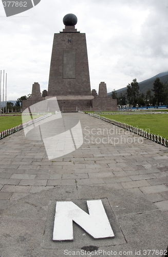 Image of mitad del mundo equator ecuador