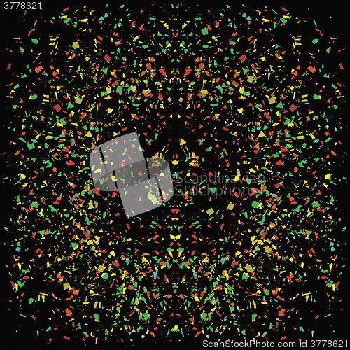 Image of Particles Background. Colorful Confetti