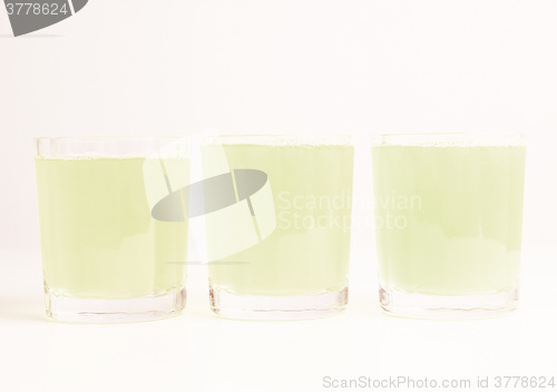 Image of  Green apple juice vintage