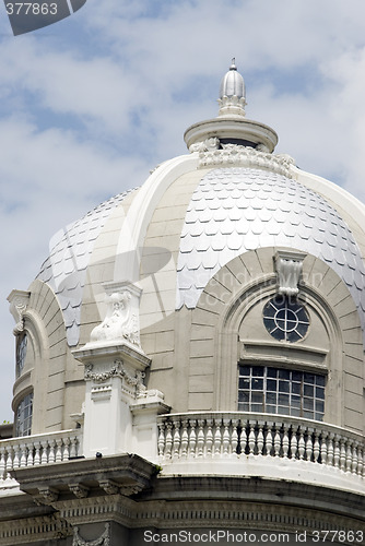 Image of detail simon bolivar palace of government guayaquil ecuador