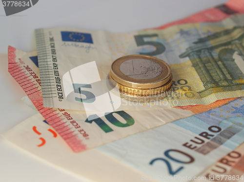 Image of Euro coins and notes