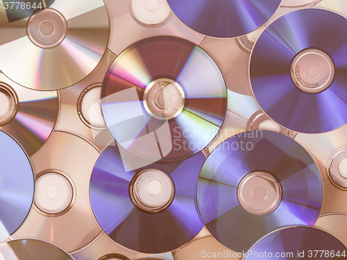 Image of  CD DVD DB Bluray disc vintage