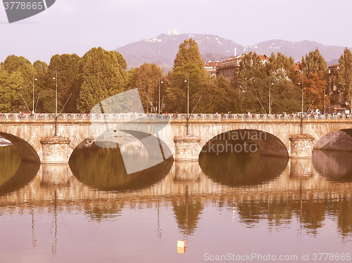 Image of River Po, Turin vintage