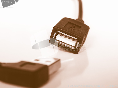 Image of  USB picture vintage