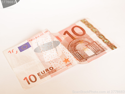 Image of  Euro note vintage
