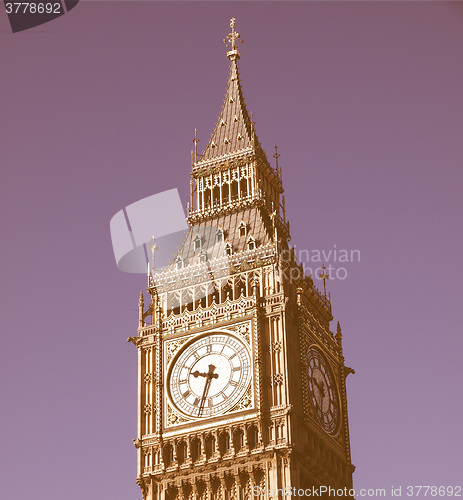 Image of Big Ben London vintage