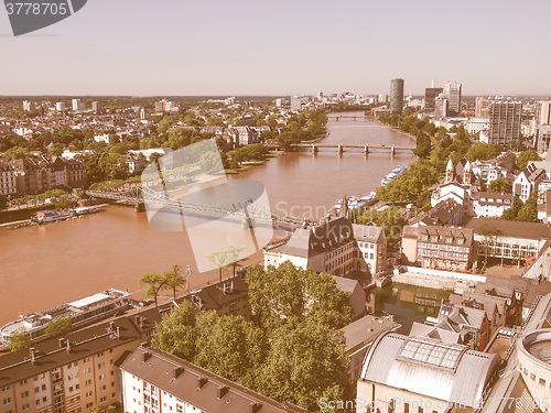 Image of Aerial view of Frankfurt vintage