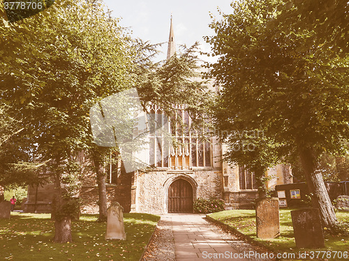 Image of Holy Trinity church in Stratford upon Avon vintage