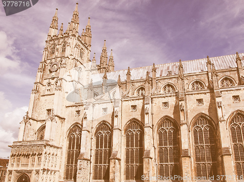 Image of Canterbury Cathedral vintage