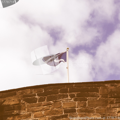 Image of Scottish flag vintage