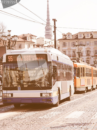 Image of Turin bus vintage