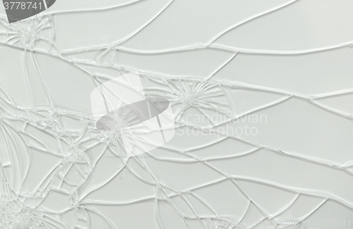 Image of Broken glass of smartphone