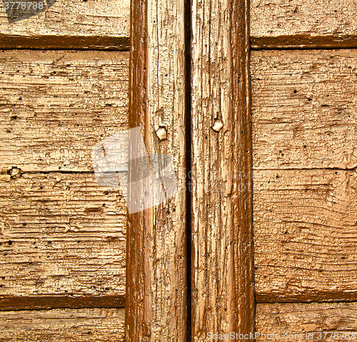 Image of abstract   door     in   lombardy   column  the milano old      