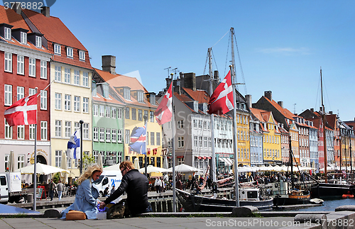 Image of  Nyhavn, Copenhagen, Denmark