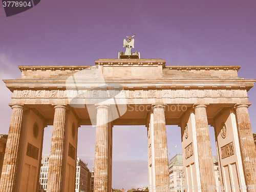 Image of Brandenburger Tor Berlin vintage