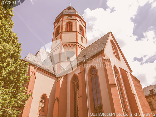 Image of St Stephan church Mainz vintage