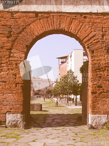 Image of Porte Palatine, Turin vintage