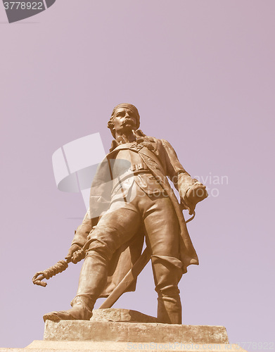 Image of Statue of Pietro Micca vintage