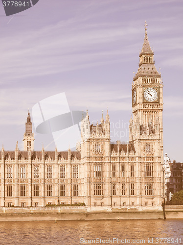 Image of Houses of Parliament vintage