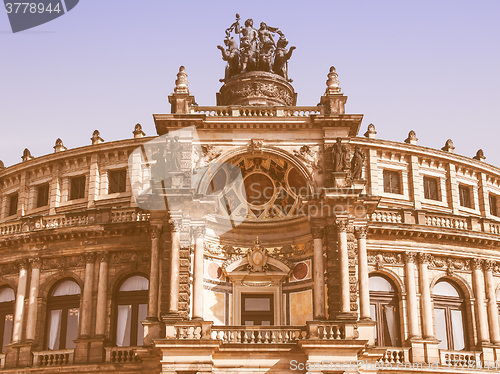 Image of Dresden Semperoper vintage