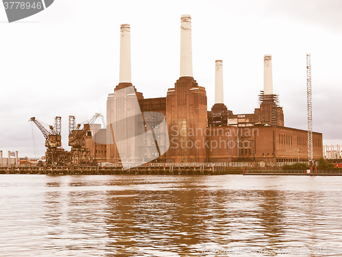 Image of Battersea Powerstation, London vintage