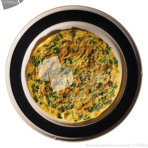 Image of Parsley cilantro omelette