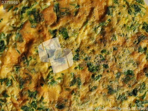 Image of Parsley cilantro omelette